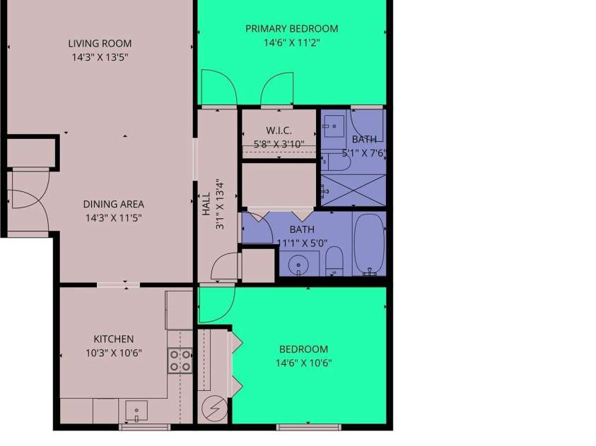 3021 Heathstead Place, Charlotte, NC 28210.  MLS# CAR4358212, YatesRealty ID 20285. Floor Plan