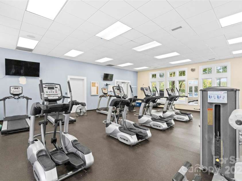 6605 Central Pacific Avenue, Charlotte, NC 28210.  MLS# CAR4213678, YatesRealty ID 2029. Community Gym