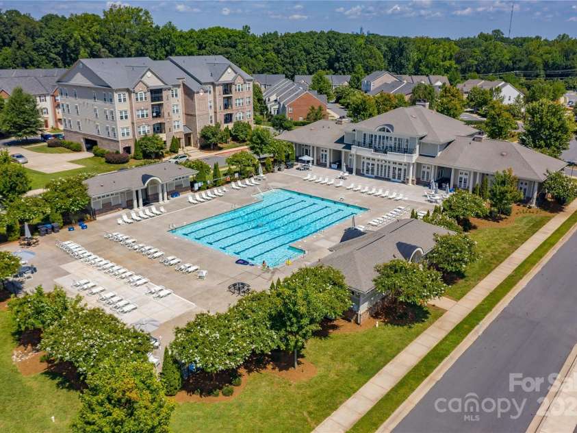 6605 Central Pacific Avenue, Charlotte, NC 28210.  MLS# CAR4213678, YatesRealty ID 2029. Pool view