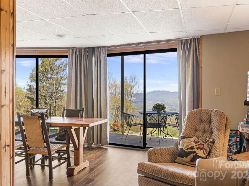 871 Rich Knob Road, Little Switzerland, NC 28749.  MLS# CAR4263972, YatesRealty ID 20293. View from basement