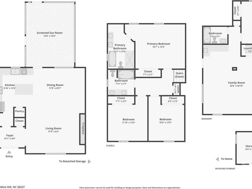 5601 Beaver Dam Lane, Mint Hill, NC 28227.  MLS# CAR4373202, YatesRealty ID 20295. Floor Plans
