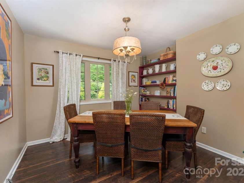 59 Grace Ridge Road, Waynesville, NC 28786.  MLS# CAR4265634, YatesRealty ID 20298. Dining room