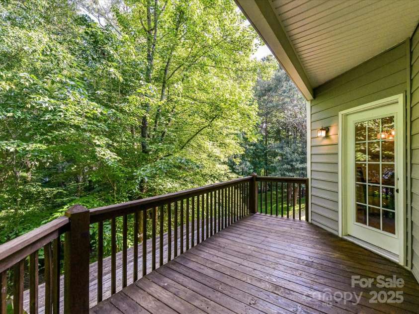 2215 Henery Tuckers Court, Charlotte, NC 28270.  MLS# CAR4267429, YatesRealty ID 20299. Back deck