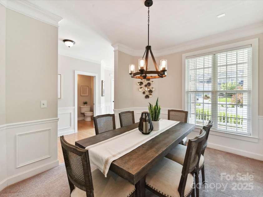 2215 Henery Tuckers Court, Charlotte, NC 28270.  MLS# CAR4267429, YatesRealty ID 20299. Dining Room