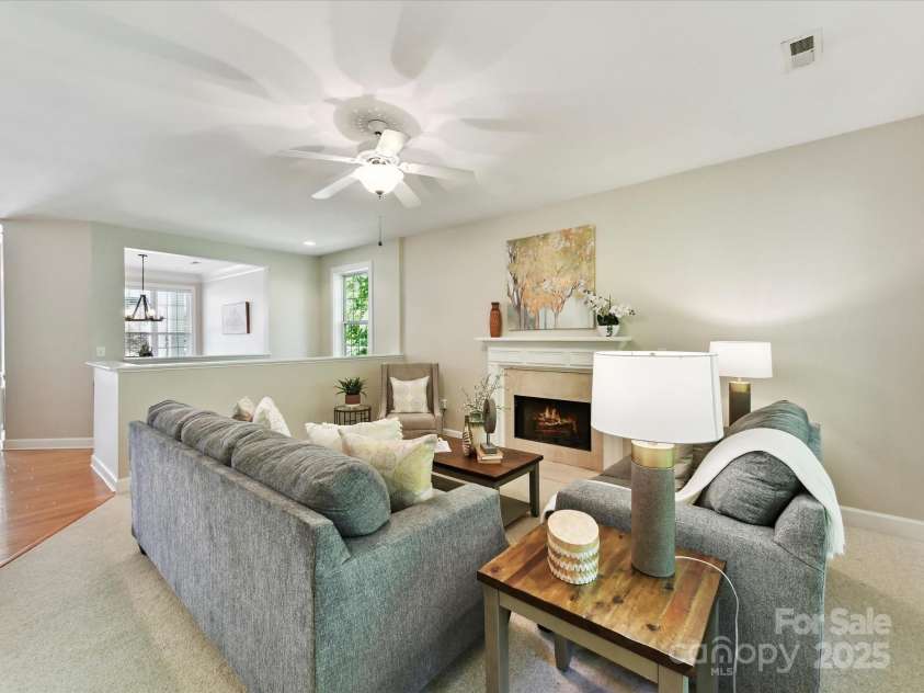 2215 Henery Tuckers Court, Charlotte, NC 28270.  MLS# CAR4267429, YatesRealty ID 20299. Main level den