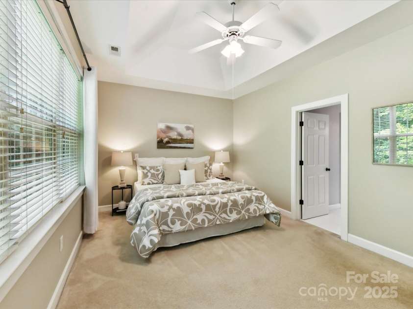 2215 Henery Tuckers Court, Charlotte, NC 28270.  MLS# CAR4267429, YatesRealty ID 20299. Primary Bedroom