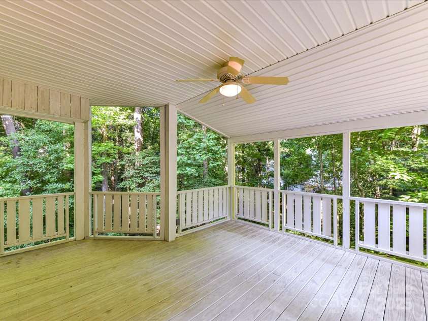 2215 Henery Tuckers Court, Charlotte, NC 28270.  MLS# CAR4267429, YatesRealty ID 20299. Screened-in porch