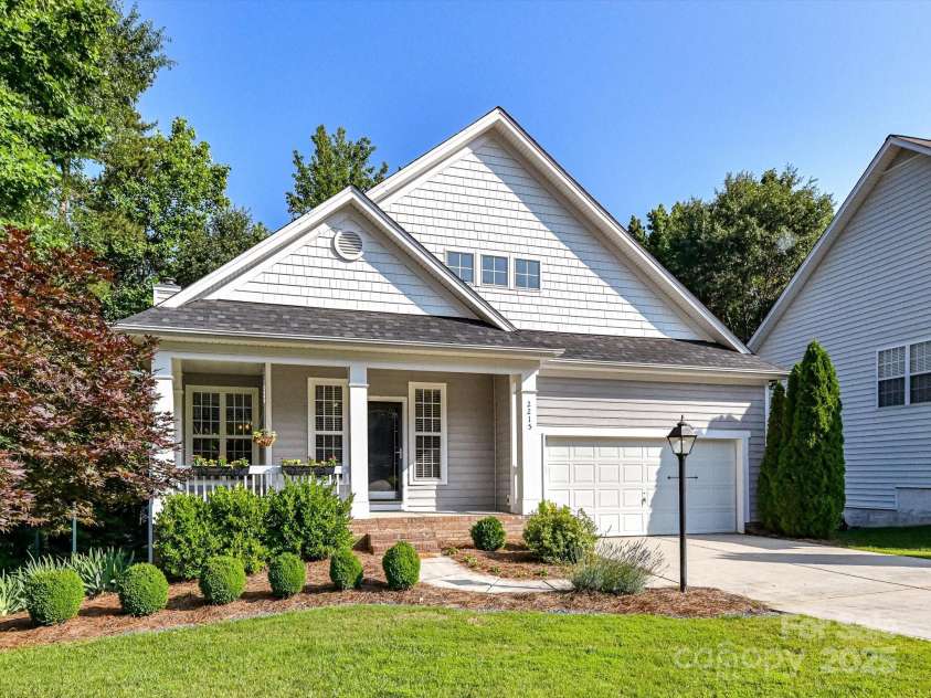 2215 Henery Tuckers Court, Charlotte, NC 28270.  MLS# CAR4267429, YatesRealty ID 20299. The home has a prime cul-de-sac location at the end of Henery Tuckers Court and located adjacent to an access point the McAlpine Creek Greenway!