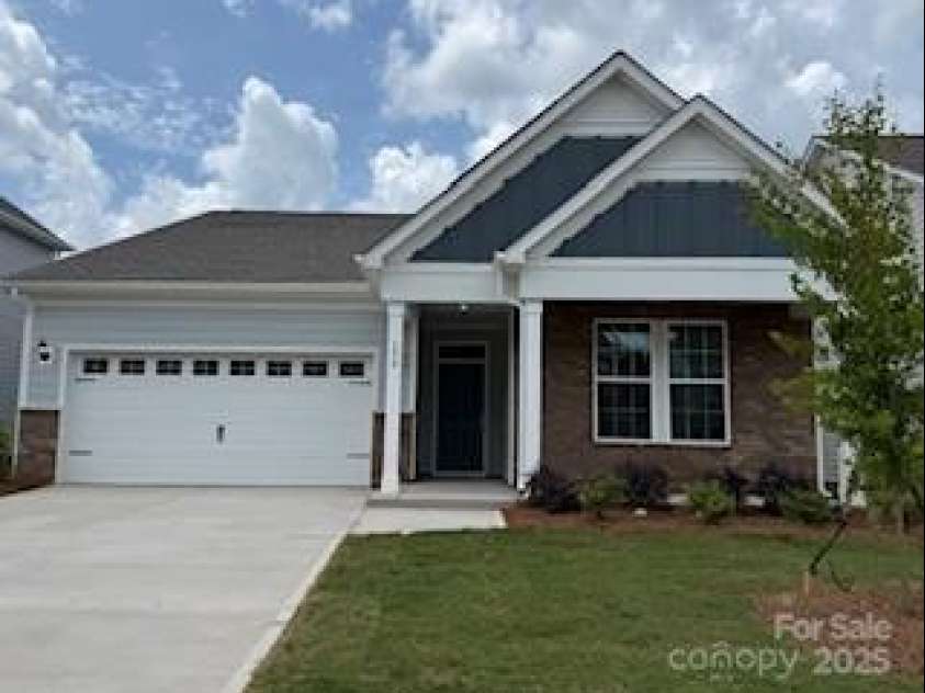 156 Ella Claire Drive, York, SC 29745.  MLS# CAR4270591, YatesRealty ID 20303. Belair II A3 elevation Brick. Actual photo of home