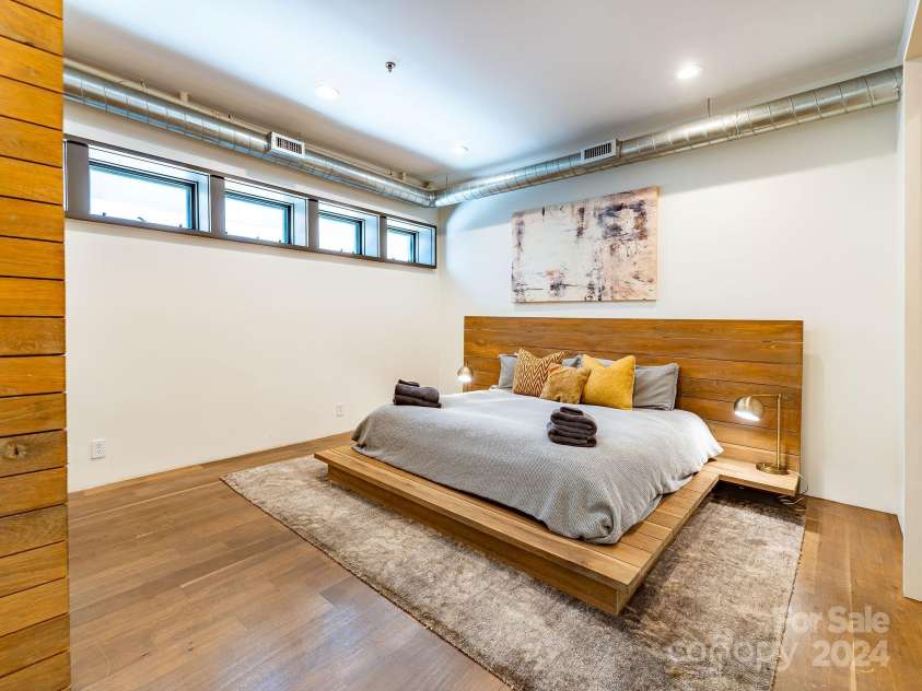 53-C College Street, Asheville, NC 28801.  MLS# CAR4162571, YatesRealty ID 2031. Primary Bedroom