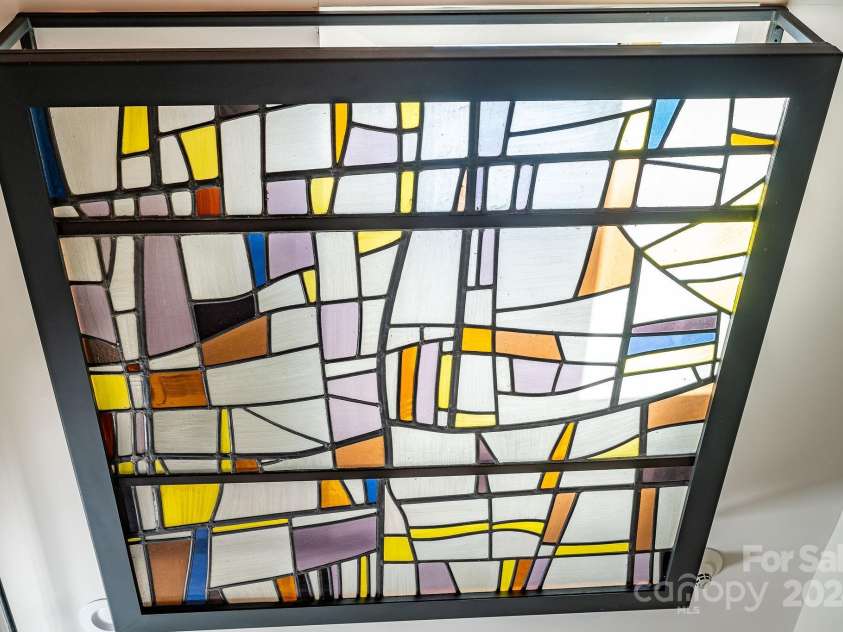 53-C College Street, Asheville, NC 28801.  MLS# CAR4162571, YatesRealty ID 2031. Stained Glass Skylight