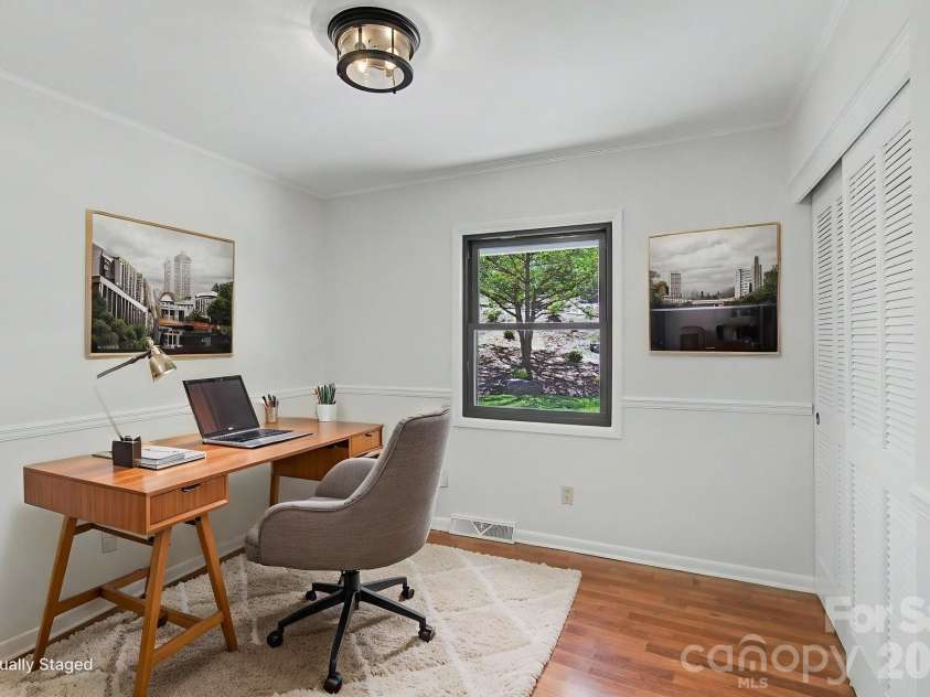 5 Kent Place, Asheville, NC 28804.  MLS# CAR4379895, YatesRealty ID 20313. Bedroom 3-Virtually Staged