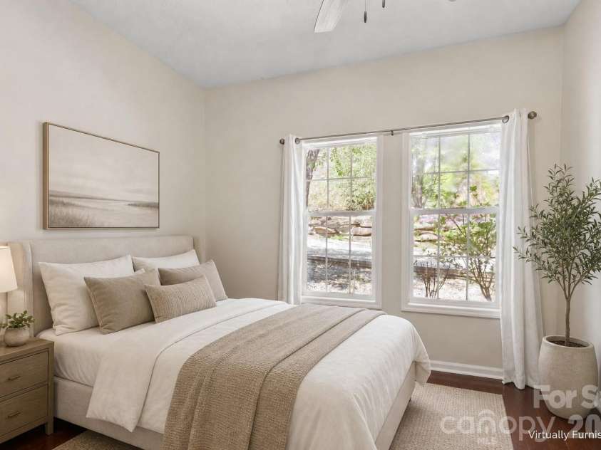 10 Eagle Drive, Hendersonville, NC 28792.  MLS# CAR4365502, YatesRealty ID 20321. Bedroom #3 - Virtually furnished