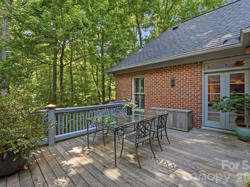4145 Moorland Drive, Charlotte, NC 28226.  MLS# CAR4370757, YatesRealty ID 20327. Rear Deck 