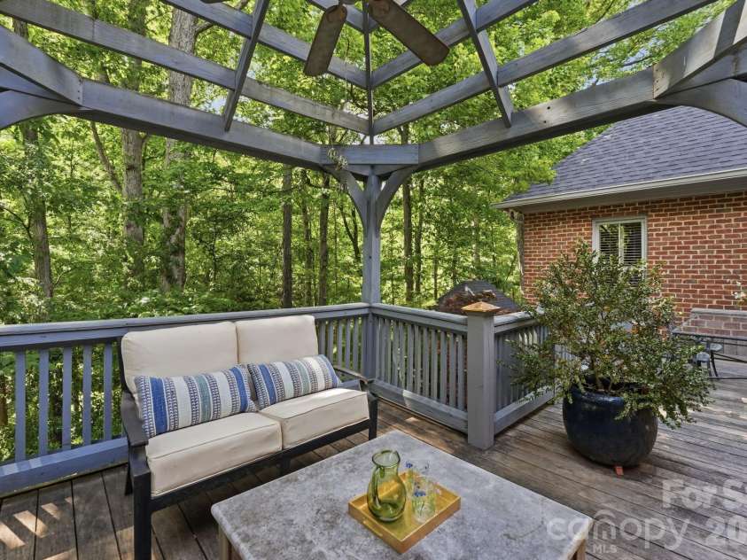 4145 Moorland Drive, Charlotte, NC 28226.  MLS# CAR4370757, YatesRealty ID 20327. Rear Deck 