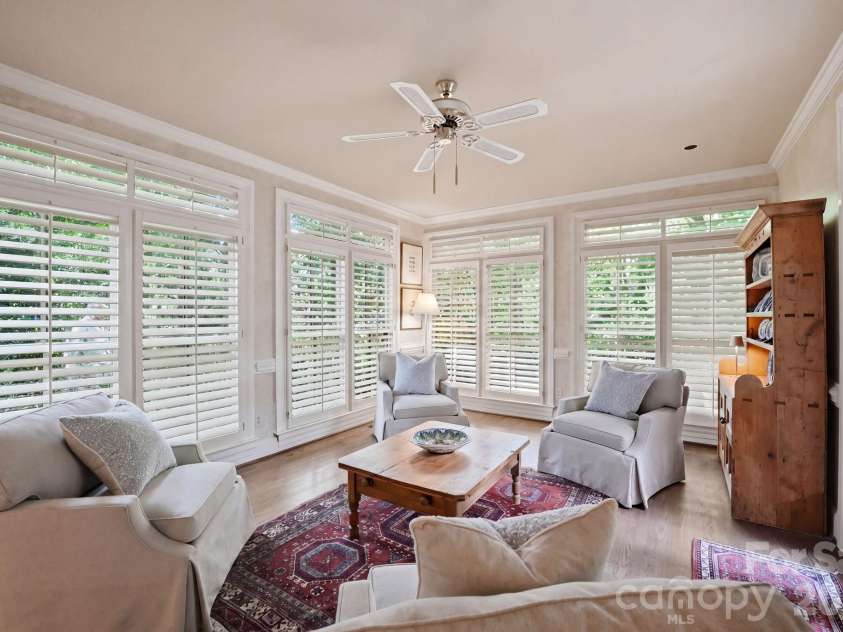 4145 Moorland Drive, Charlotte, NC 28226.  MLS# CAR4370757, YatesRealty ID 20327. Sunroom 