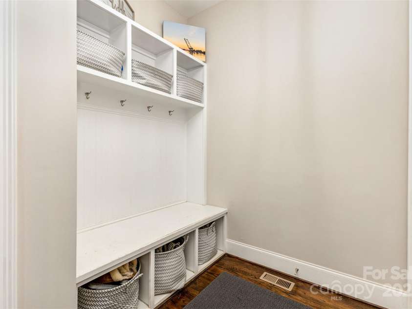 4005 Capullo Court, Matthews, NC 28104.  MLS# CAR4267499, YatesRealty ID 20329. Mud Room/ Drop Zone