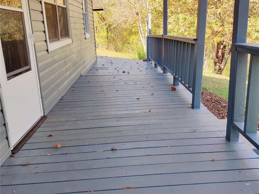 7 and 11 Dalph Drive, Weaverville, NC 28787.  MLS# CAR4315125, YatesRealty ID 2033. 40' Long front porch