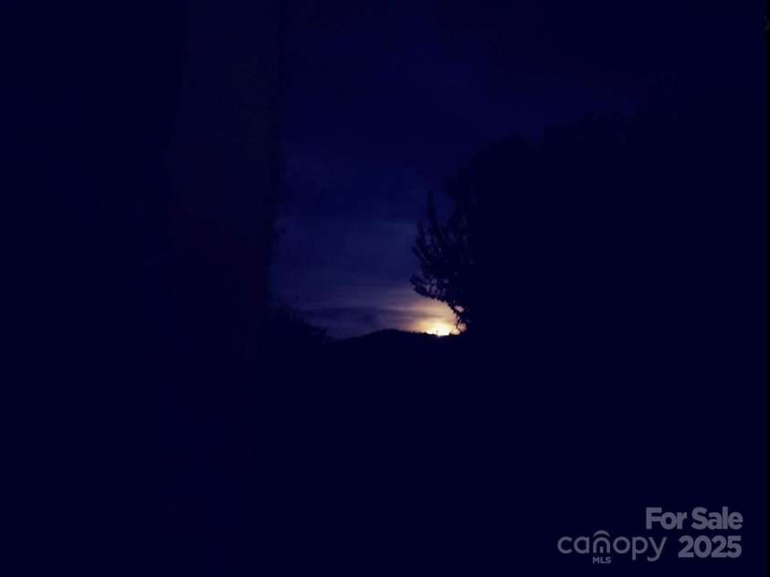 7 and 11 Dalph Drive, Weaverville, NC 28787.  MLS# CAR4315125, YatesRealty ID 2033. Moonrise from front porch