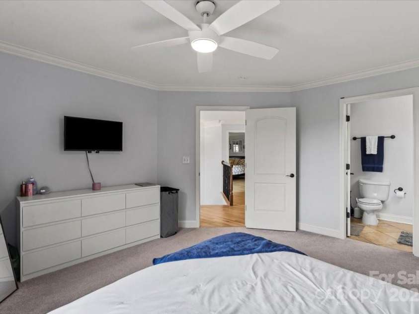 18745 Bluff Point Road, Cornelius, NC 28031.  MLS# CAR4264451, YatesRealty ID 20330. Bedroom 2, lake views