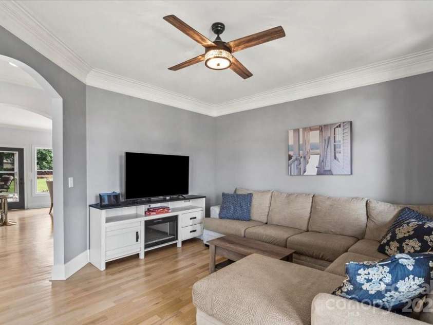 18745 Bluff Point Road, Cornelius, NC 28031.  MLS# CAR4264451, YatesRealty ID 20330. Dining room currently used as den