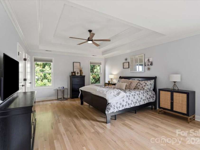 18745 Bluff Point Road, Cornelius, NC 28031.  MLS# CAR4264451, YatesRealty ID 20330. Primary bedroom-HUGE