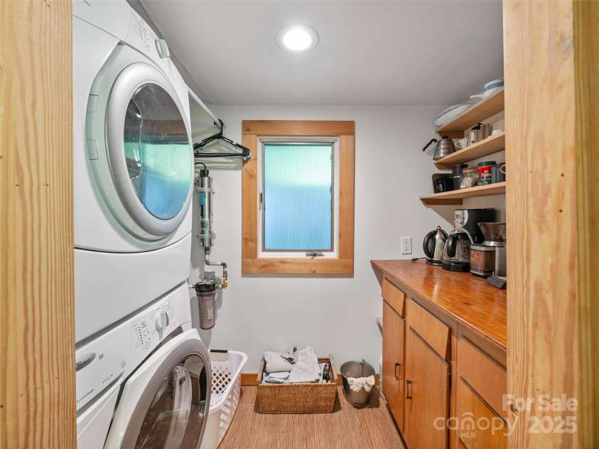9065 NC 63 Highway, Leicester, NC 28748.  MLS# CAR4286038, YatesRealty ID 2034. Laundry Room