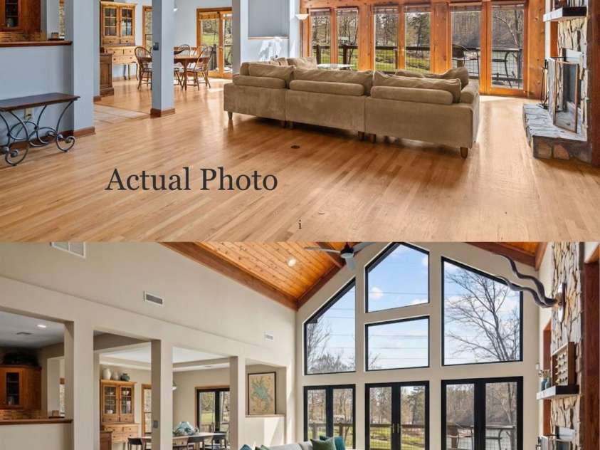307 Stillwater Road, Troutman, NC 28166.  MLS# CAR4360560, YatesRealty ID 20352. Virtually remodeled using AI