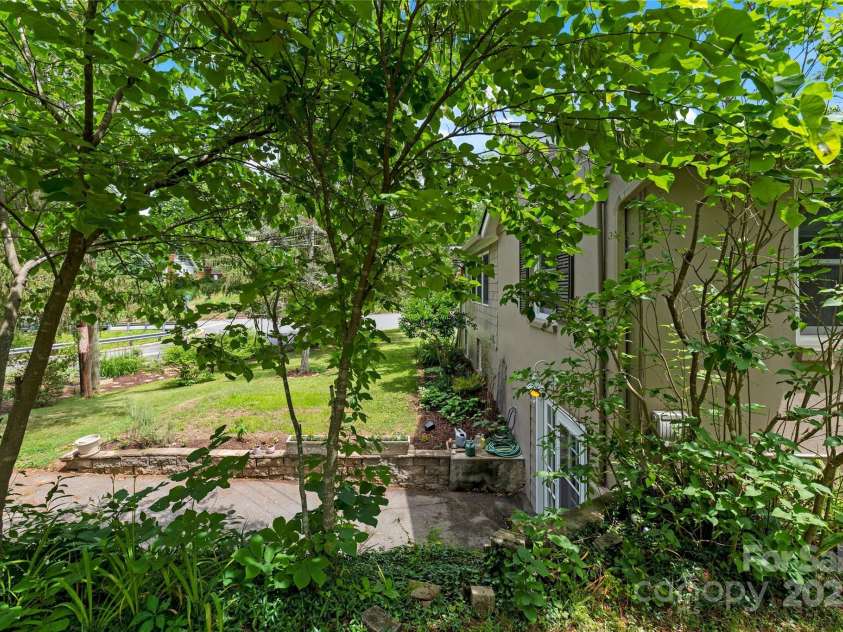 261 Forest Hill Drive, Asheville, NC 28803.  MLS# CAR4269408, YatesRealty ID 20353. View from upper back yard.