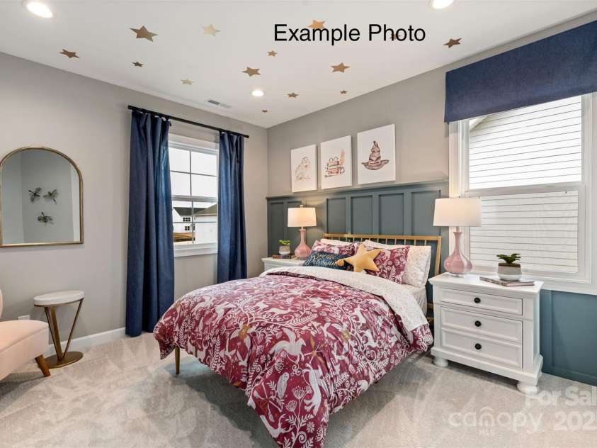 11020 Tyler Brook Lane, Mint Hill, NC 28227.  MLS# CAR4223643, YatesRealty ID 20354. Example Photo - Bedroom 3
