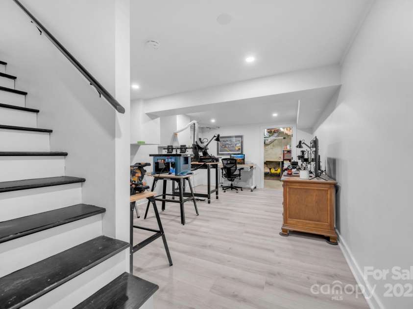 1260 Beaver Island Trail Road, Walnut Cove, NC 27052.  MLS# CAR4325171, YatesRealty ID 2036. Finished basement area, perfect for workshop/craft area