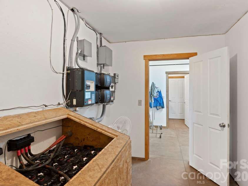 97 Old Cove Road, Black Mountain, NC 28711.  MLS# CAR4359155, YatesRealty ID 20366. Battery system in basement