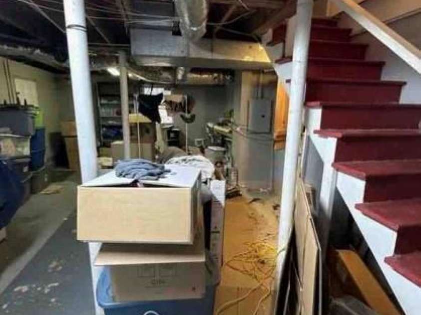 910 McGowan Road, Shelby, NC 28150.  MLS# CAR4251962, YatesRealty ID 20367. Unfinished basement