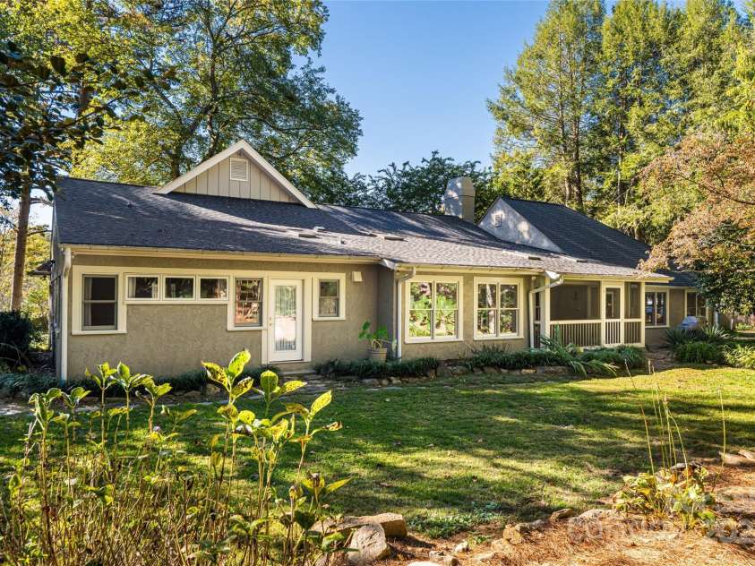 54 Fairway Road, Asheville, NC 28804.  MLS# CAR4238244, YatesRealty ID 2037. Rear Exterior View #2