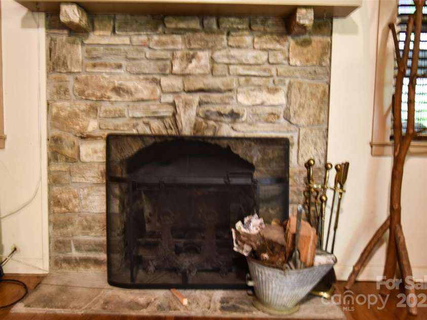 3435 Conleys Creek Road, Whittier, NC 28789.  MLS# CAR4272646, YatesRealty ID 20379. Wood burning fireplace