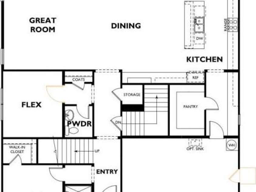 332 Linda Carol Lane, Tega Cay, SC 29708.  MLS# CAR4272655, YatesRealty ID 20380. First Floor Example