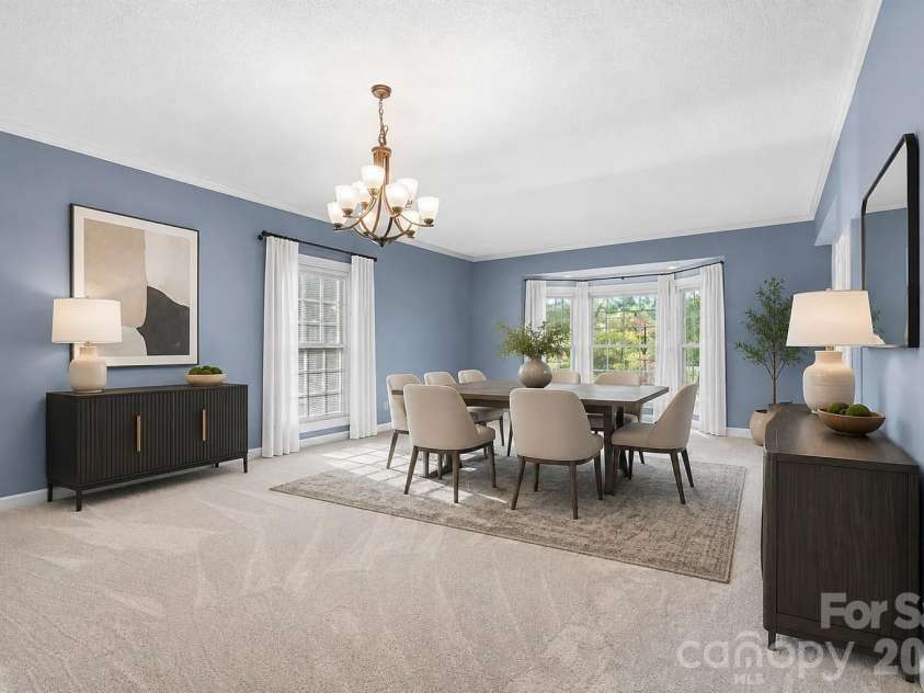 168 Game Trail, Thomasville, NC 27360.  MLS# CAR4321746, YatesRealty ID 20387. Dining Room AI Enhanced