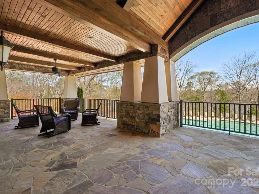 1034 Currituck Way, York, SC 29745.  MLS# CAR4239993, YatesRealty ID 20391. Clubhouse with view of pool