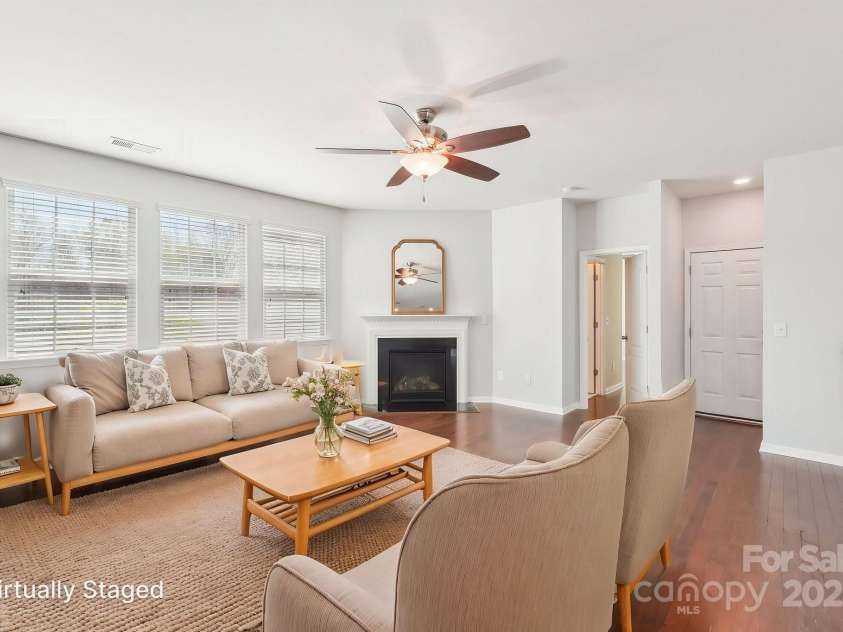 1034 Currituck Way, York, SC 29745.  MLS# CAR4239993, YatesRealty ID 20391. Great Room with fireplace