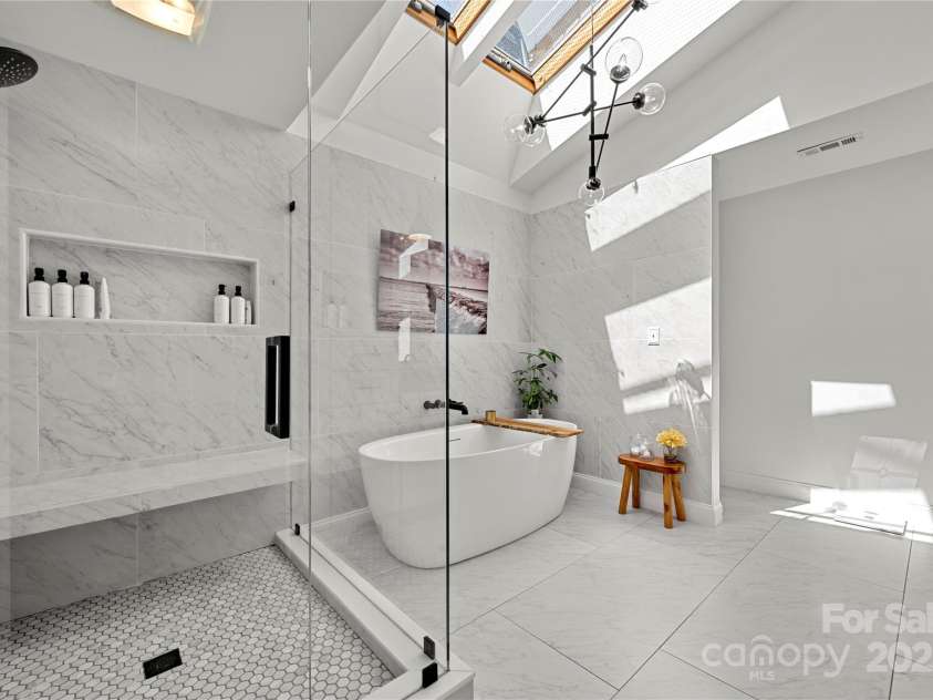 54 Honeysuckle Woods, Clover, SC 29710.  MLS# CAR4255360, YatesRealty ID 20392. Heated floors in this bathroom