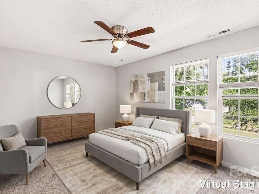 12425 Stowe Acres Drive, Charlotte, NC 28262.  MLS# CAR4378117, YatesRealty ID 20393. Virtually staged