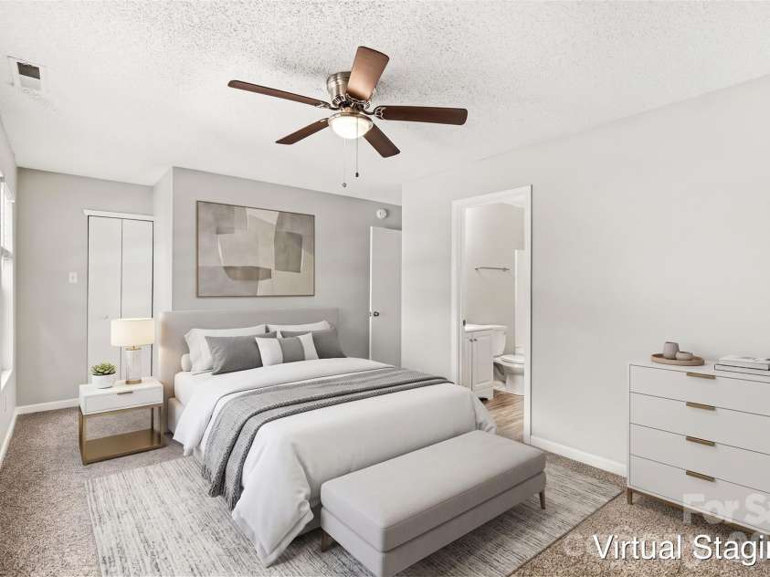 12425 Stowe Acres Drive, Charlotte, NC 28262.  MLS# CAR4378117, YatesRealty ID 20393. Virtually staged