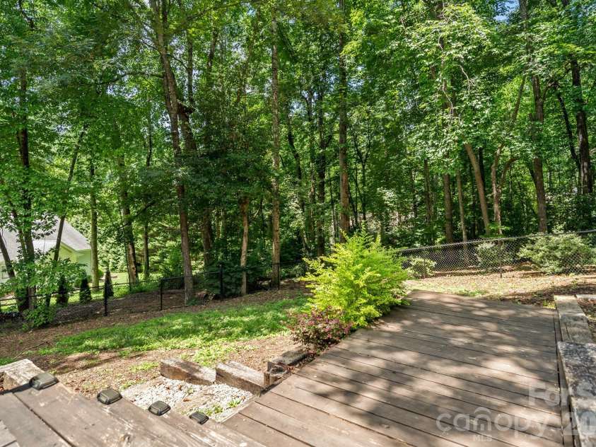 701 Salisbury Road, Hendersonville, NC 28792.  MLS# CAR4279569, YatesRealty ID 2040. Fenced in Backyard