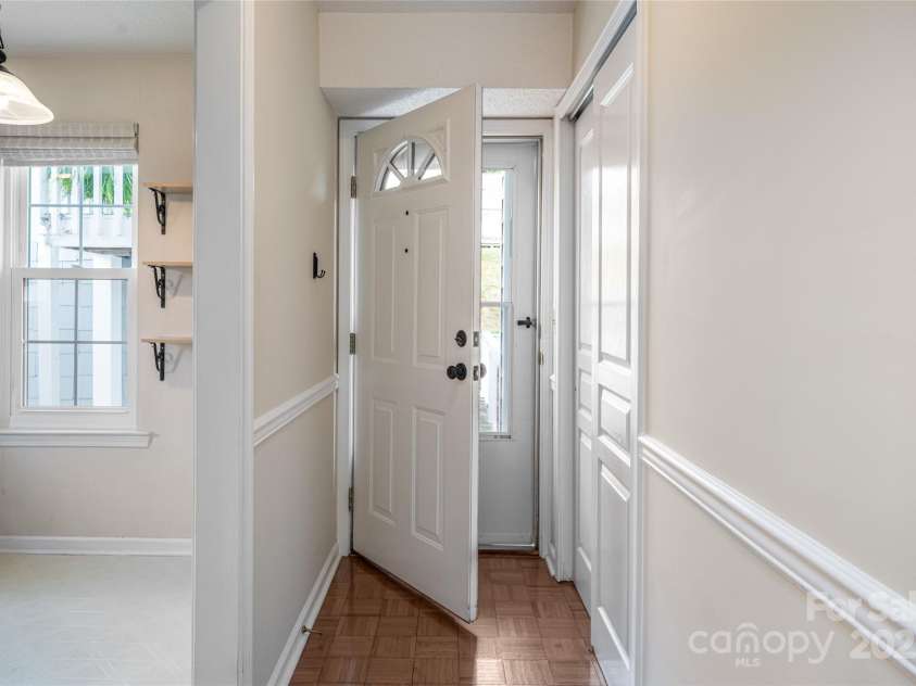 4805 Breakers Lane, Asheville, NC 28806.  MLS# CAR4307390, YatesRealty ID 2041. Entry Hall with coat closet or pantry.