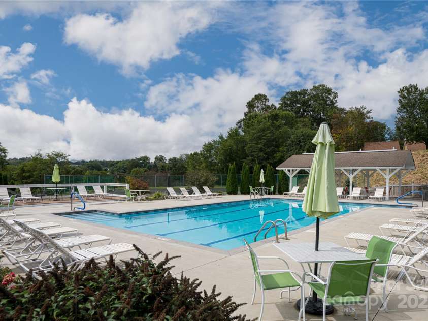 4805 Breakers Lane, Asheville, NC 28806.  MLS# CAR4307390, YatesRealty ID 2041. Outdoor Pool area. 
