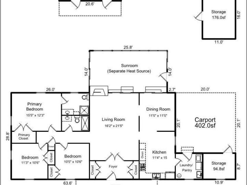 6425 Lebanon Road, Mint Hill, NC 28227.  MLS# CAR4375108, YatesRealty ID 20411. 
