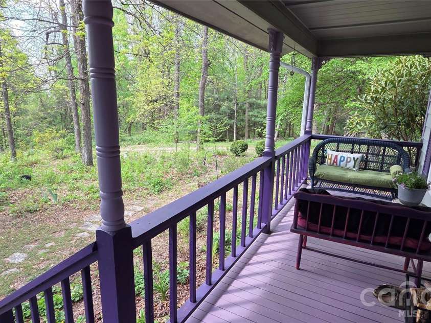 140 Elijah Hall Road, Black Mountain, NC 28711.  MLS# CAR4376953, YatesRealty ID 20420. Front porch