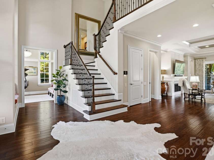 147 Torrence Chapel Road, Mooresville, NC 28117.  MLS# CAR4376776, YatesRealty ID 20424. Front foyer with open concept floorplan. 