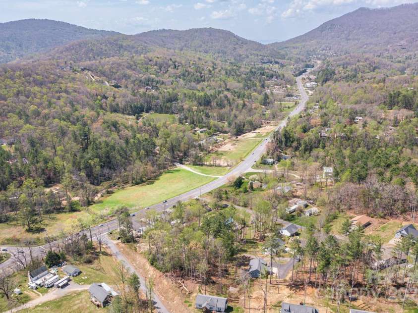 209 Fall Leaves Drive, Fairview, NC 28730.  MLS# CAR4312679, YatesRealty ID 20427. Aerial View