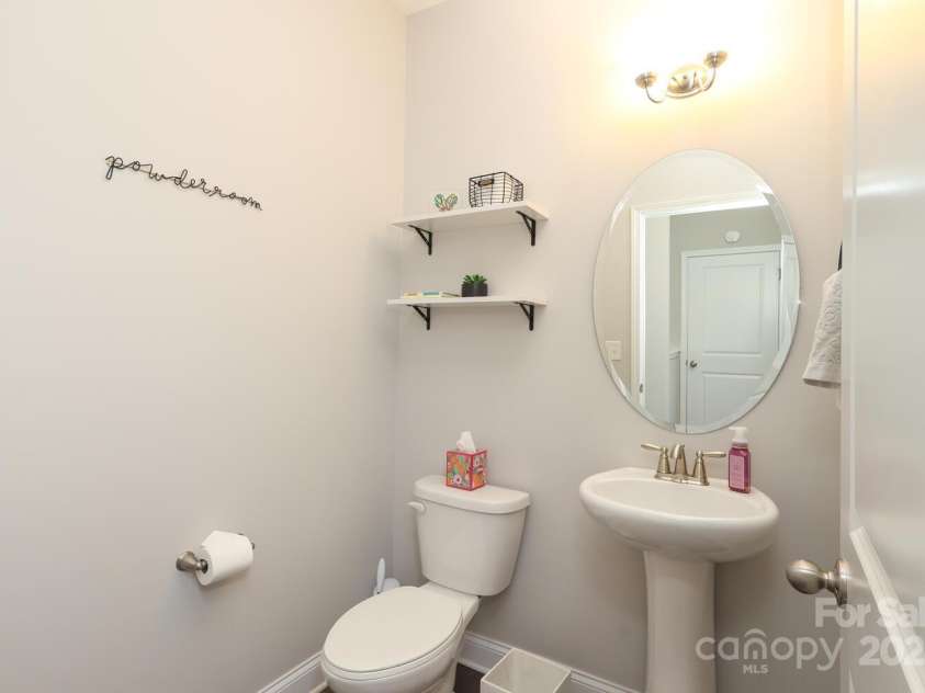 8317 Dallas Bay Road, Charlotte, NC 28278.  MLS# CAR4256000, YatesRealty ID 20428. Powder Room